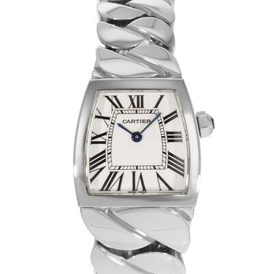 Pre-owned Cartier La Donna De Cartier Quartz Silver Dial Ladies Watch W660012I (arb24356)