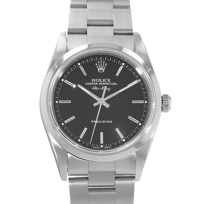 Pre-owned Rolex Air King Mens Watch | Model 14000 BKSO (black, arb24382)
