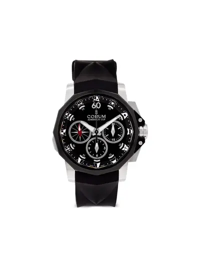 Corum Admirals Cup Chronograph 31845547 - Black Dial 44mm Automatic (arb24399)