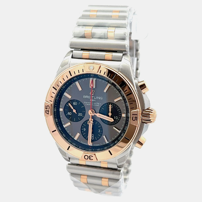 Breitling Chronomat UB0134101B1U1 - 18K Rose Gold & Stainless Steel Men's Watch 1204666 (arb24422)