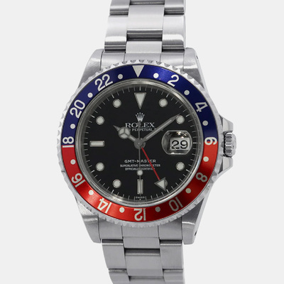 Rolex GMT-Master II 16700 Automatic Black Stainless Steel Men's Wristwatch - Article No. 1203046 (black, arb24451)