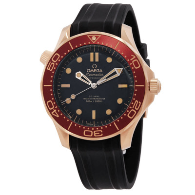 Omega Seamaster Diver Automatic Chronometer Black Dial Mens Watch [210.92.42.20.01.003] (black, arb24513)
