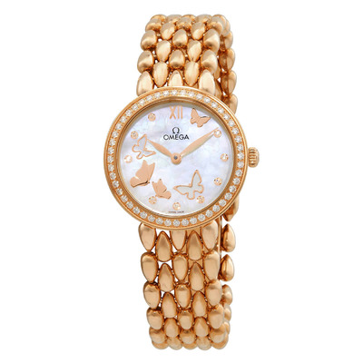Omega De Ville Prestige Diamond Ladies Watch Model 424.55.27.60.55.003 (arb4845)