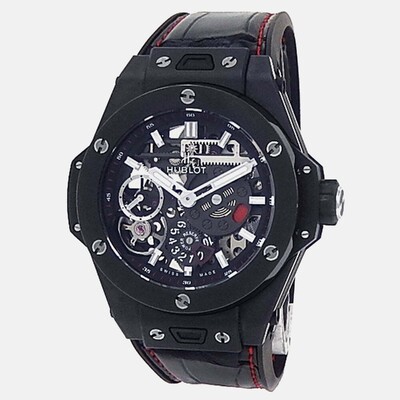 Hublot Big Bang Meca-10 414.CI.123.RX Men's Automatic Skeleton Ceramic Watch 1205433 (black, arb24534)