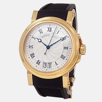 Breguet Marine Big Date 5817BA/12/9V8 Automatic Silver Dial Men's Watch 1205419 (arb24542)