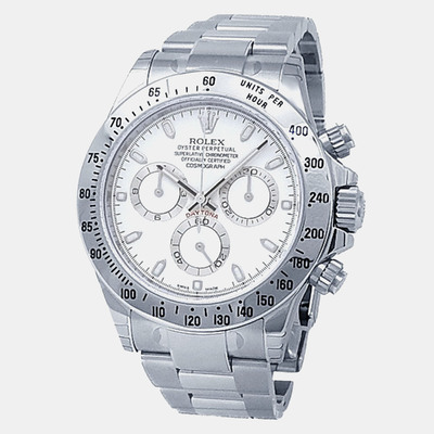 Rolex Cosmograph Daytona '86 1206110 - White Dial Stainless Steel Men's Watch (white, arb24571)