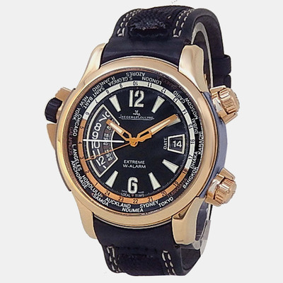 Jaeger-LeCoultre Master Compressor Q1772470 Automatic Black Rose Gold Men's Watch 1205429 (black, arb24596)