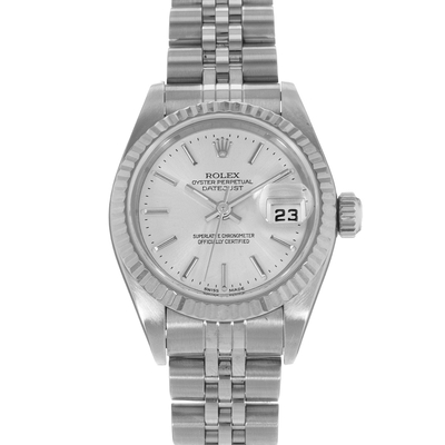 Pre-owned Rolex Datejust 26 Automatic Chronometer Silver Dial Ladies Watch, Model: 79174 SSJ (arb24604)