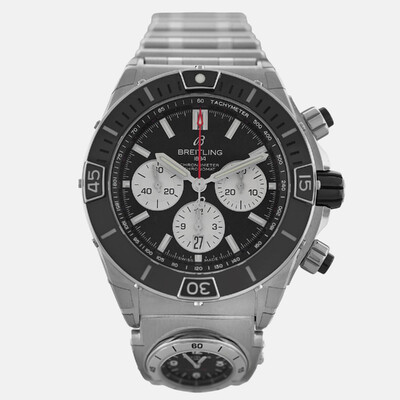 Breitling Super Chronomat B01 AB0136 - Steel Men Watch 44mm 1207110 (black, arb24618)