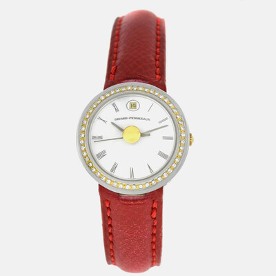 Girard Perregaux Equation Focal in Steel and Gold with Diamond Bezel - Ladies' Quartz Watch (Reference 1207120) (white, arb24622)