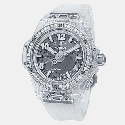 Hublot Big Bang 465.JX.4802.RT.1204 - Automatic Skeleton Sapphire Crystal Women's Wristwatch 1205432 (arb24632)
