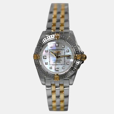 Breitling Cockpit B71356, Quartz Movement, Mother of Pearl Dial, Stainless Steel Case, Women's Wristwatch, 32 mm 1207302 (white, arb24670)