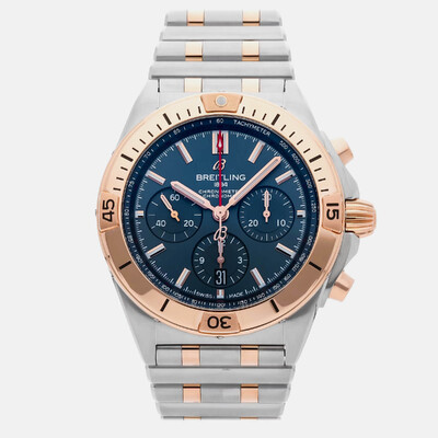 Pre-Owned Breitling Chronomat B01 Men's Watch Automatic 42 mm 1207188 (blue, arb24678)