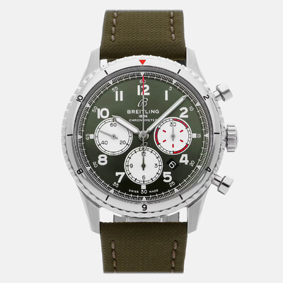 Breitling Aviator 8 Chronograph AB01192A1L1X - Article No. 1207202 (green, arb24680)