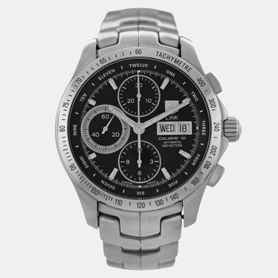 Tag Heuer Link CJF211A.BA0594 Men's Automatic Stainless Steel Wristwatch 1206679 (black, arb24691)