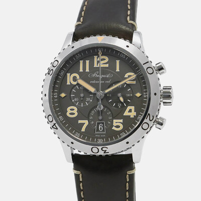 Breguet Type XXI 3817ST/X2/3ZU Automatic Grey Stainless Steel Men's Wristwatch 1206037 (arb24696)
