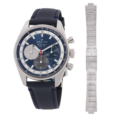 Zenith Chronomaster Original Chronograph Automatic Mens Watch 03.3200.3600/52.C910 (blue, arb24723)
