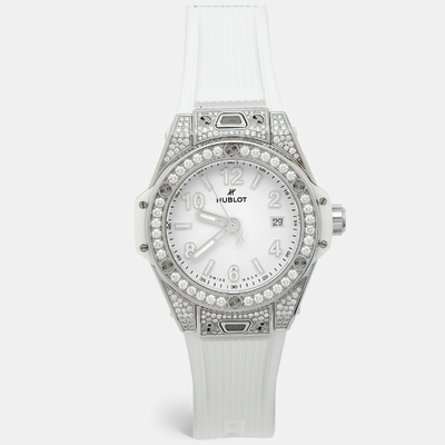 Hublot Big Bang One Click HB - White Dial, Stainless Steel & Resin 1208137 (white, arb24725)
