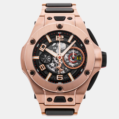 Pre-Owned Hublot Big Bang Ferrari Limited Edition Men's Watch 45 mm (Article No. 1207598) (black, arb24728)