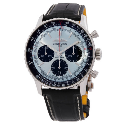 Navitimer Chronograph Automatic Chronometer Blue Dial Mens Watch AB0139241C2P1 Breitling (black, arb24602)