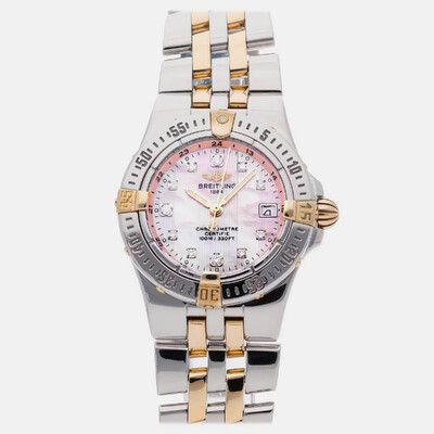 Breitling Starliner B7134012/K513 Women's Wristwatch, Mother of Pearl Dial 1189353 (pink, arb24799)