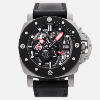 Panerai S Brabus Limited Edition Watch PAM01403 - Technical Innovation and Stealthy Elegance 1192694 (arb24817)