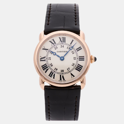 Cartier Women's Quartz Wristwatch Model W6800151 in Rose Gold with Cream Dial 1192009 (arb24822)