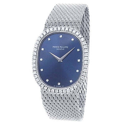 Patek Philippe Golden Ellipse, Model 3748/009 Pre-Owned Watch (blue, arb24848)