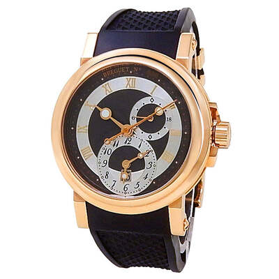 Breguet Calibre 517F Automatic Mens Analog Watch, Brown and Silver Dial (Art.-Nr.: 5857br/z2/5zu) (black, arb24860)