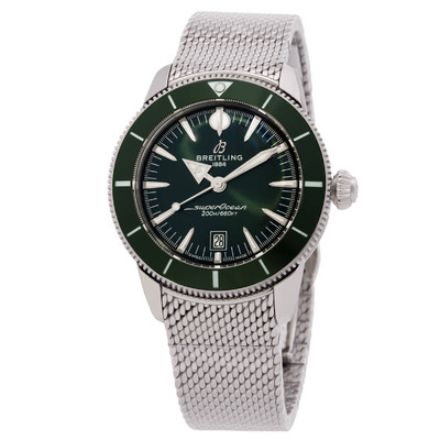 Men's Breitling AB3112361L1A1 Superocean Heritage Automatic Green Dial Watch (green, arb24050)