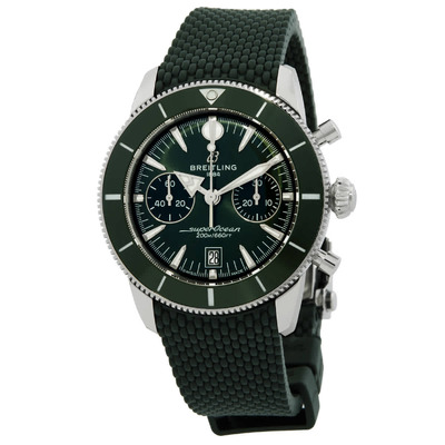 Breitling Superocean Heritage Chronograph Automatic Chronometer AB0156361L1S1 Men's Watch Green Dial (green, arb24101)