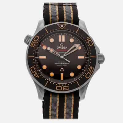 Omega Seamaster Diver 007 Edition Brown Titanium Men's Automatic Wristwatch 42mm - Article No. 001 1208250 (brown, arb24910)