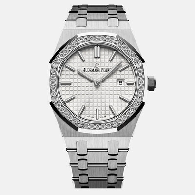 Ref. No. AP67651ST.ZZ.1261ST.01 Refined and Radiant Royal Oak 33mm Diamond Dial Audemars Piguet 1209573 (arb24914)