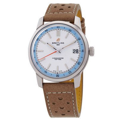 Breitling Top Time B31 Hand Wind Chronometer Mens Watch AB3113281A1X1 (beige, arb16287)
