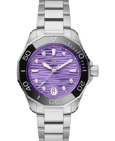 Tag Heuer Aquaracer Professional 300 Date Diamond Purple Dial WBP231M.BA0618 (violet, arb25020)