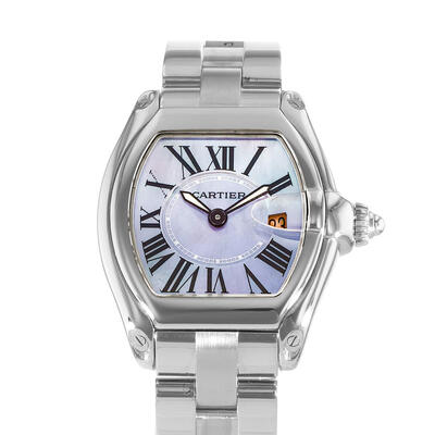 Pre-owned Cartier Roadster Quartz Ladies Watch W6206007 (black, arb25025)