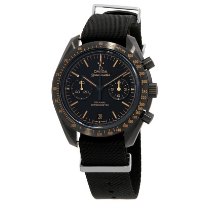 Pre-Owned Omega Speedmaster Chronograph Automatic Chronometer Black Dial Mens Watch 31192445101 311.92.44.51.01.006 (black, arb25031)