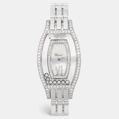 Chopard Happy Diamonds Mother of Pearl 18k White Gold Women's Watch Model 20/9029 1213680 (white, arb25123)