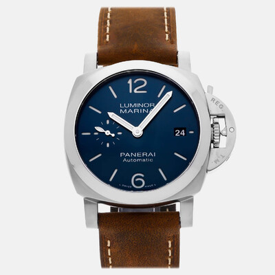 Panerai Luminor Marina Quaranta PAM 1270 Automatic Men's Watch - Article No: 1270 1213219 (blue, arb25130)