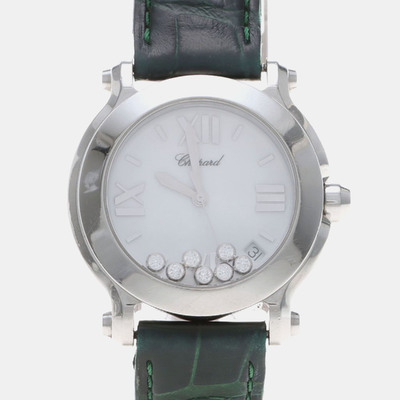 Chopard Happy Sport 8475, Stainless Steel Quartz Watch for Women 1218862 (white, arb25401)