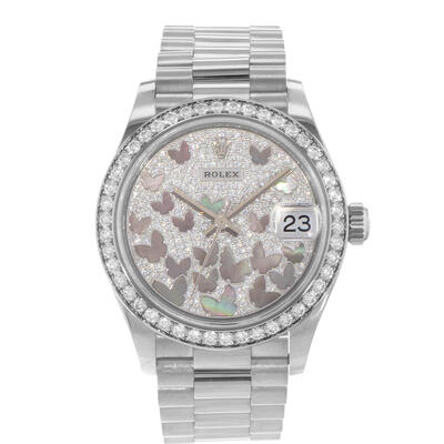 Pre-owned Rolex Datejust 31 Diamond Ladies Watch Model 278289 278289 RBR (arb25420)