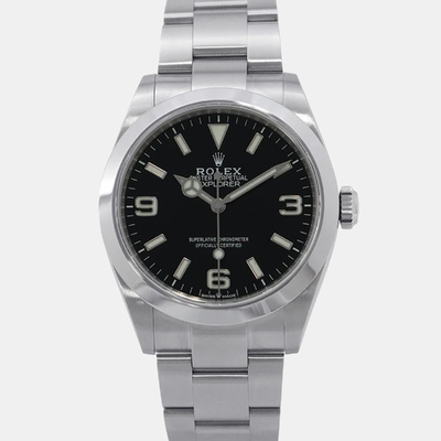 Rolex Explorer Reference 224270 Automatic Black Dial Stainless Steel Men's Watch 1215749 (black, arb25473)