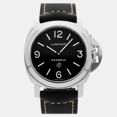 Pre-Owned Panerai Luminor Base Logo PAM01219 44mm Manual Winding Men's Watch 1219003 (black, arb25527)