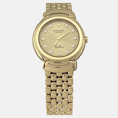 Rolex Cellini 6621 Men's Wristwatch Yellow Gold 1220521 (arb25569)