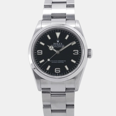 Rolex Explorer II 114270 Black Dial Stainless Steel Automatic Men's Watch 1219967 (black, arb25625)