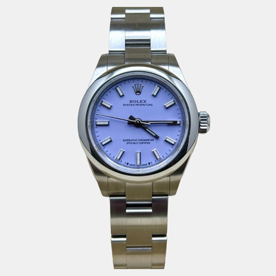 Rolex Oyster Perpetual 276200 Lavender Dial Stainless Steel Women's Watch - Reference Number 1221996 (violet, arb25682)