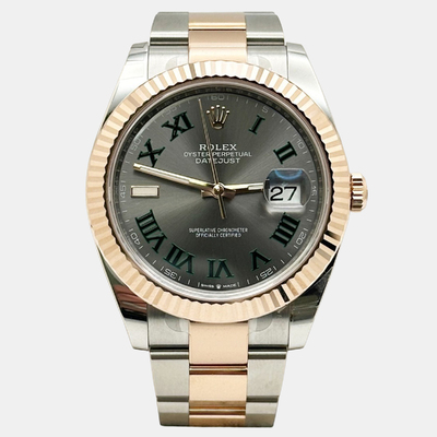 Rolex Datejust 126331 / Reference: 1221963 - Automatic, 41mm Men's Slate Dial with Rose Gold Accents (arb25715)