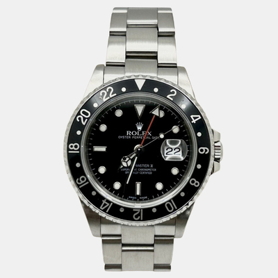Rolex GMT-Master II Ref. 1221915 - Black Stainless Steel Men's Automatic Wristwatch (black, arb25717)