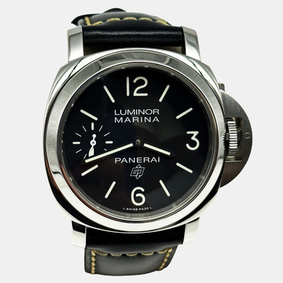 Panerai Luminor Marina PAM00768 Men's Wristwatch Stainless Steel Manual Movement Black Dial 1221898 (black, arb25756)
