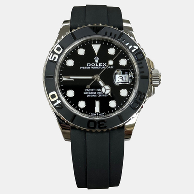 Rolex Yacht Master 226659 Automatic Black Dial with Diamonds 18K White Gold Men's Watch Serial No. 1221333 (black, arb25772)